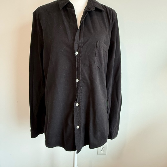 Frank & Eileen Mackenzie Black Flannel Shirt - Picture 5 of 6